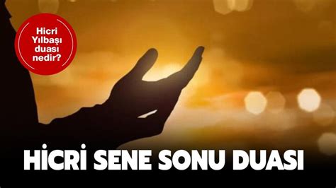 sene sonu duası türkçe okunuşu